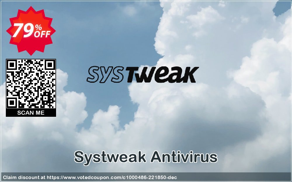 Systweak Antivirus Coupon, discount 79% OFF Systweak Antivirus, verified. Promotion: Fearsome offer code of Systweak Antivirus, tested & approved