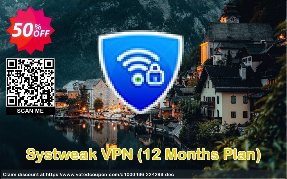 Systweak VPN, 12 Months Plan  Coupon, discount 50% OFF Systweak VPN (12 Months Plan), verified. Promotion: Fearsome offer code of Systweak VPN (12 Months Plan), tested & approved