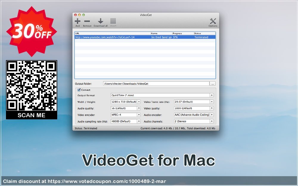 VideoGet for MAC Coupon Code Apr 2024, 30% OFF - VotedCoupon