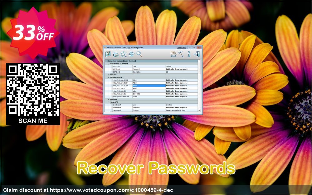 Recover Passwords Coupon, discount 30% OFF Recover Passwords, verified. Promotion: Marvelous discounts code of Recover Passwords, tested & approved