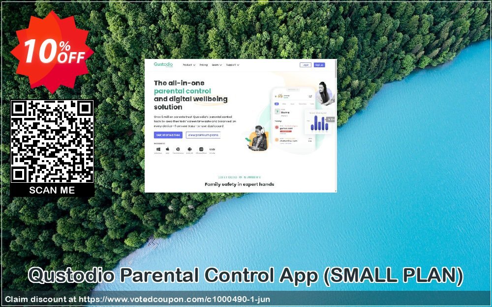 Qustodio Parental Control App, SMALL PLAN  Coupon Code May 2024, 10% OFF - VotedCoupon