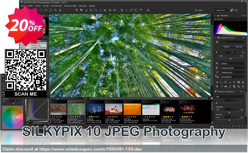 SILKYPIX 10 JPEG Photography Coupon Code Apr 2024, 20% OFF - VotedCoupon