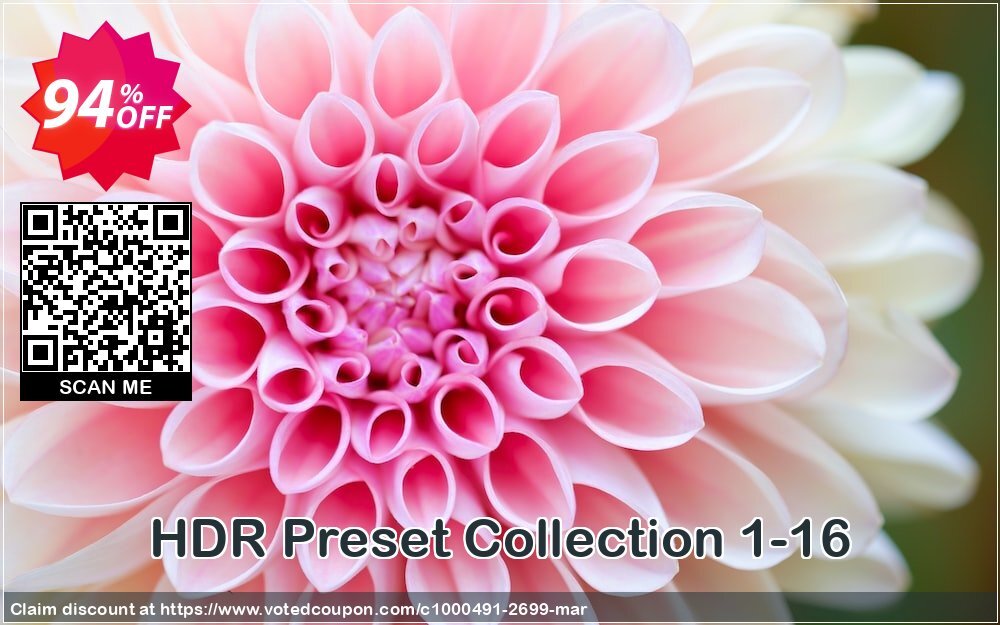 HDR Preset Collection 1-16 Coupon, discount 80% OFF HDR Preset Collection 1-16, verified. Promotion: Awful sales code of HDR Preset Collection 1-16, tested & approved