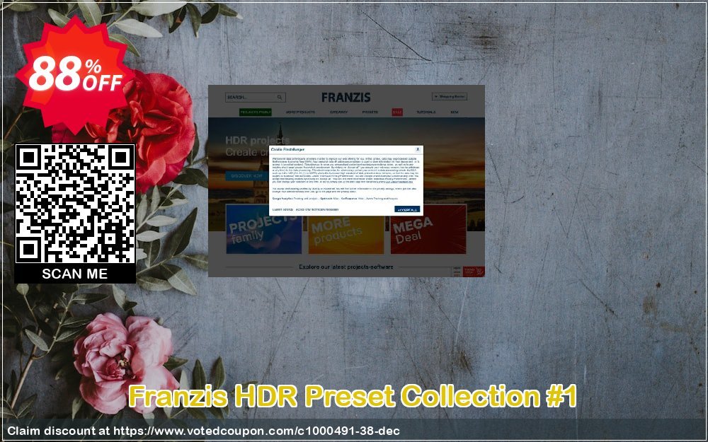 Franzis HDR Preset Collection #1 Coupon, discount 15% OFF Franzis Preset Collection #1, verified. Promotion: Awful sales code of Franzis Preset Collection #1, tested & approved