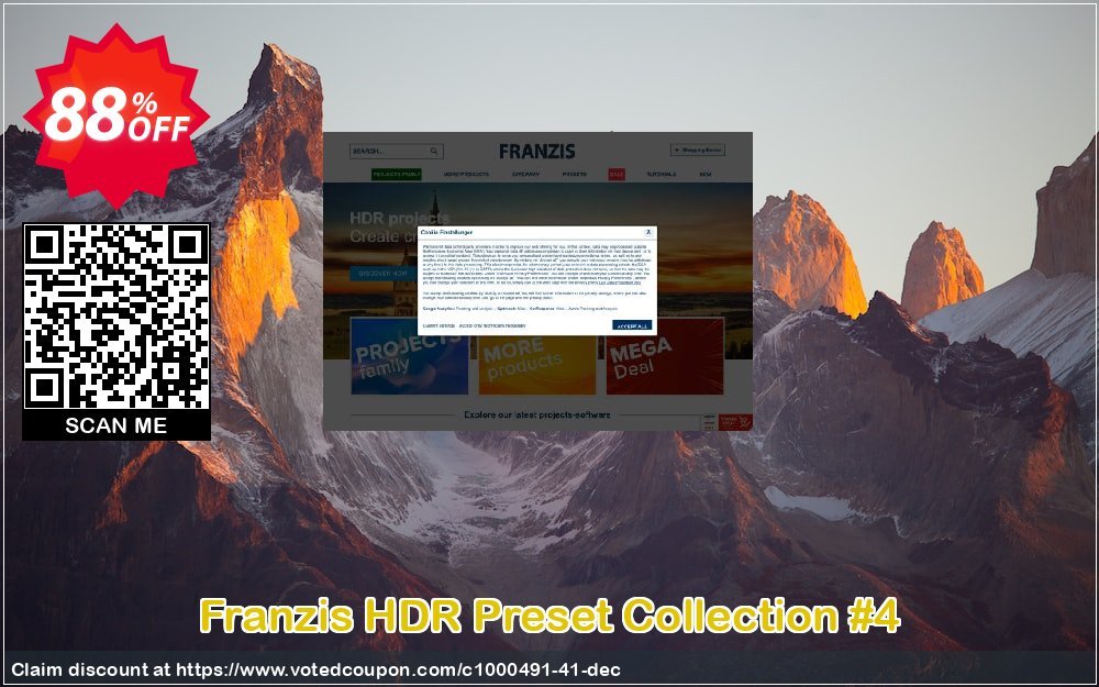 Franzis HDR Preset Collection #4 Coupon, discount 15% OFF Franzis Preset Collection #4, verified. Promotion: Awful sales code of Franzis Preset Collection #4, tested & approved