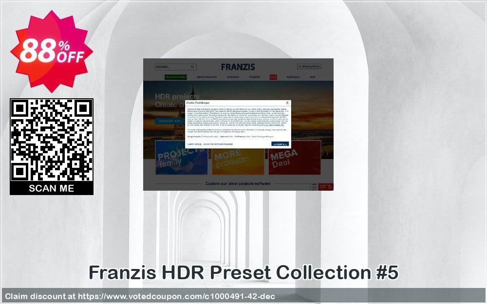 Franzis HDR Preset Collection #5 Coupon, discount 15% OFF Franzis Preset Collection #5, verified. Promotion: Awful sales code of Franzis Preset Collection #5, tested & approved