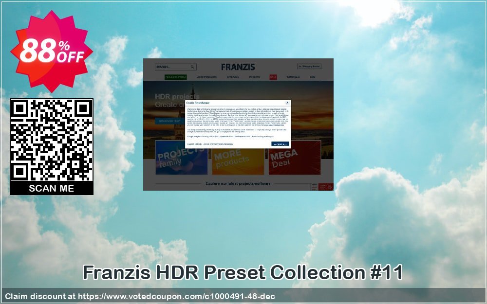 Franzis HDR Preset Collection #11 Coupon, discount 15% OFF Franzis Preset Collection #11, verified. Promotion: Awful sales code of Franzis Preset Collection #11, tested & approved