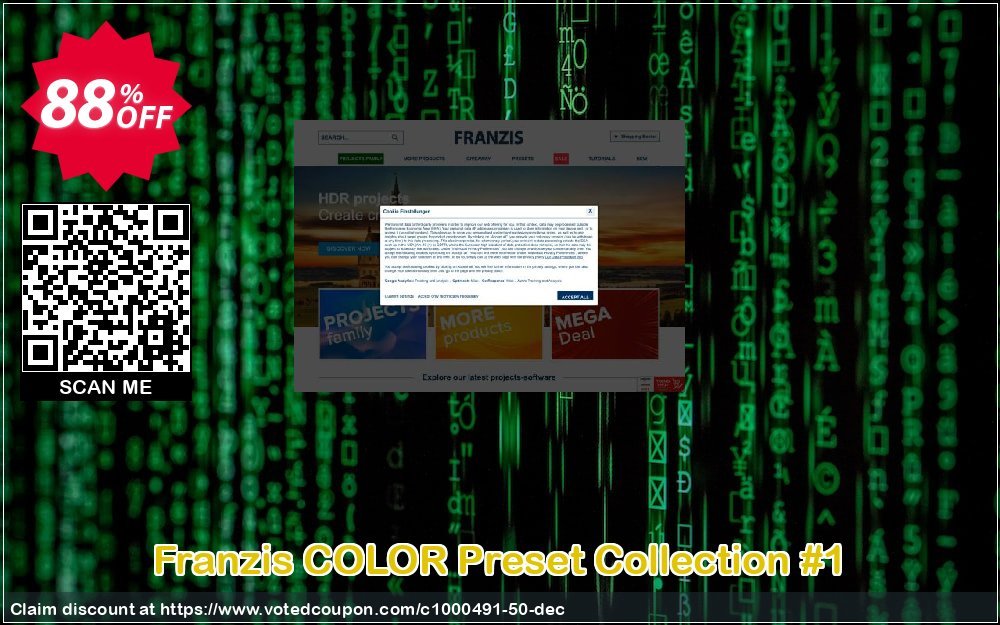 Franzis COLOR Preset Collection #1 Coupon, discount 15% OFF Franzis COLOR Preset Collection #1, verified. Promotion: Awful sales code of Franzis COLOR Preset Collection #1, tested & approved