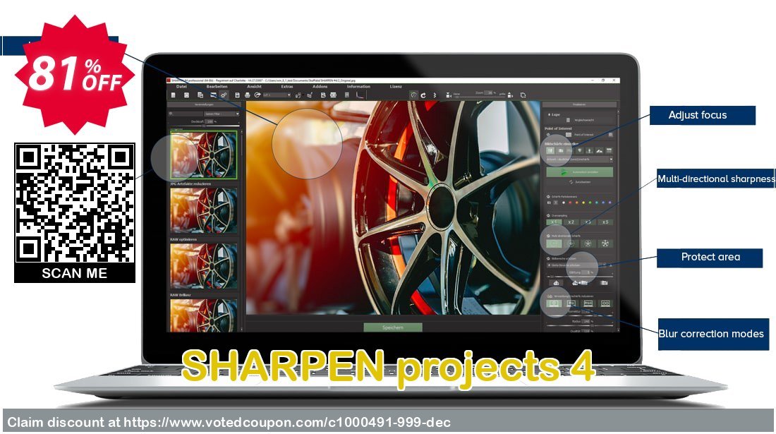 SHARPEN projects 4 Coupon, discount 80% OFF SHARPEN projects 4 Pro, verified. Promotion: Awful sales code of SHARPEN projects 4 Pro, tested & approved