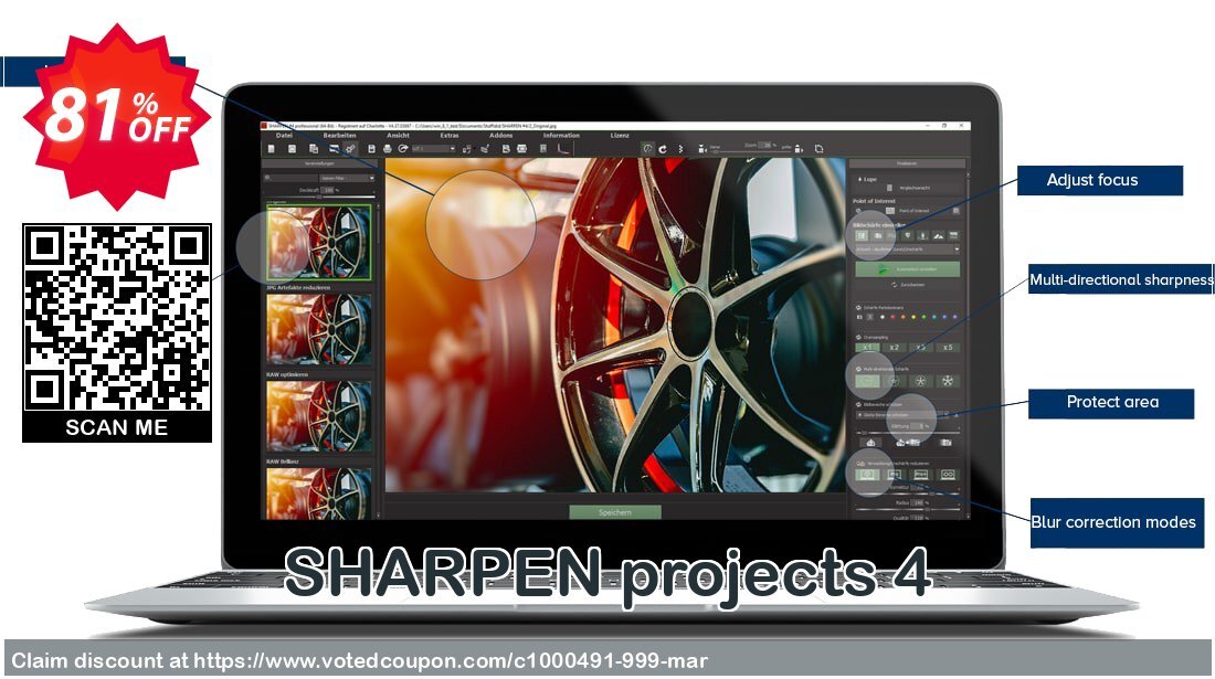 SHARPEN projects 4 Coupon, discount 80% OFF SHARPEN projects 4 Pro, verified. Promotion: Awful sales code of SHARPEN projects 4 Pro, tested & approved