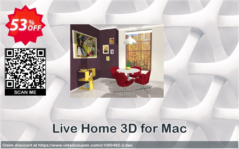 Live Home 3D for MAC Coupon, discount 50% OFF Live Home 3D for Mac, verified. Promotion: Awful deals code of Live Home 3D for Mac, tested & approved