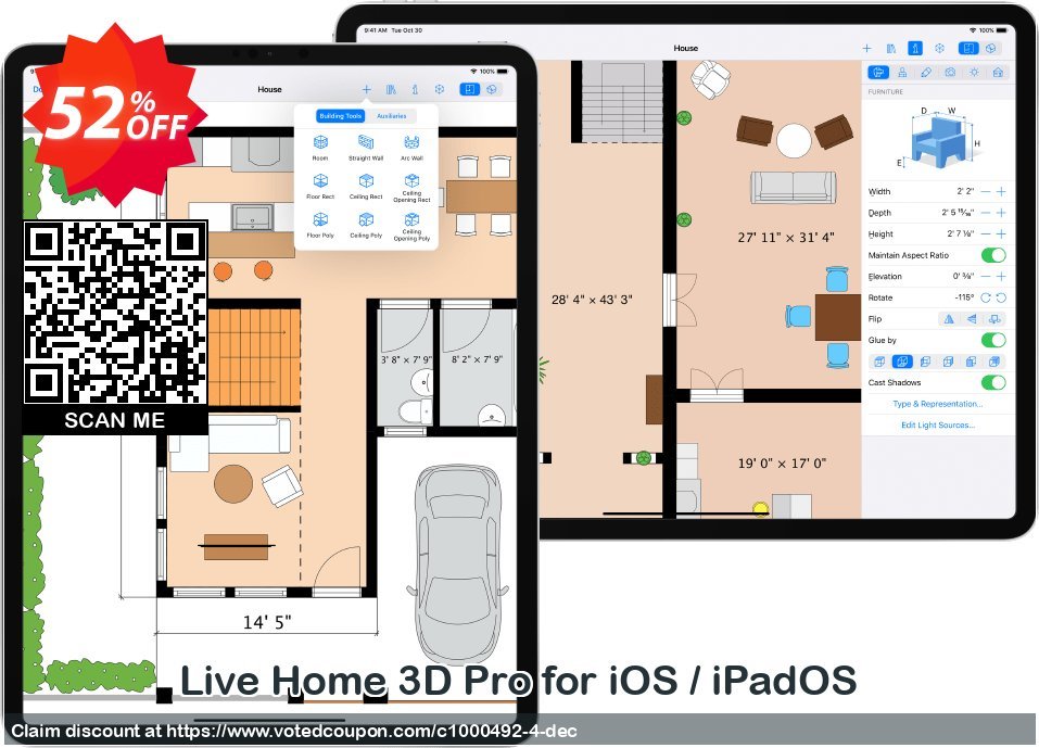 Live Home 3D Pro for iOS / iPadOS Coupon Code Apr 2024, 52% OFF - VotedCoupon