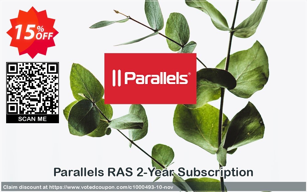 Parallels RAS 2-Year Subscription Coupon Code May 2024, 20% OFF - VotedCoupon