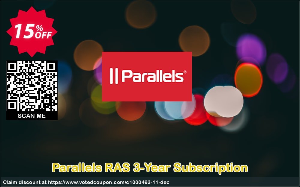 Parallels RAS 3-Year Subscription Coupon, discount Save up to 20% off on Parallels Desktop and run essential financial apps on your Mac. Promotion: Amazing offer code of Parallels RAS 3-Year Subscription, tested & approved