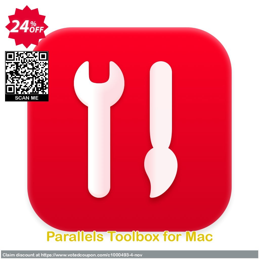 Parallels Toolbox for MAC Coupon, discount 20% OFF Parallels Toolbox for Mac, verified. Promotion: Amazing offer code of Parallels Toolbox for Mac, tested & approved