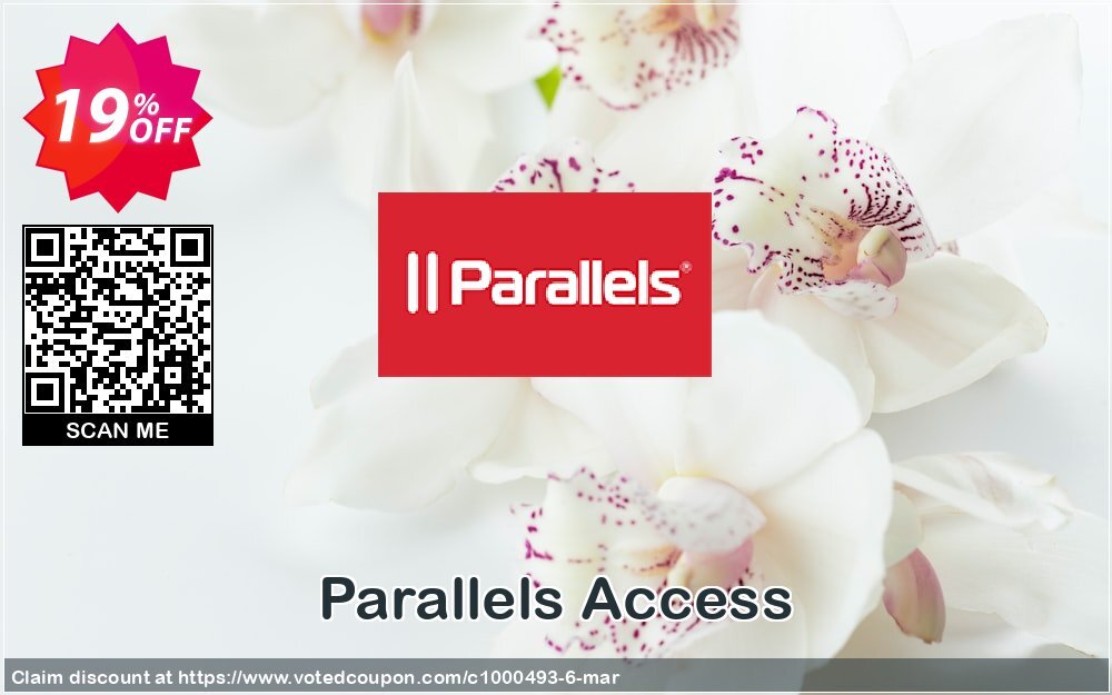 Parallels Access Coupon, discount Save up to 20% off on Parallels Desktop and run essential financial apps on your Mac. Promotion: Amazing offer code of Parallels Access, tested & approved
