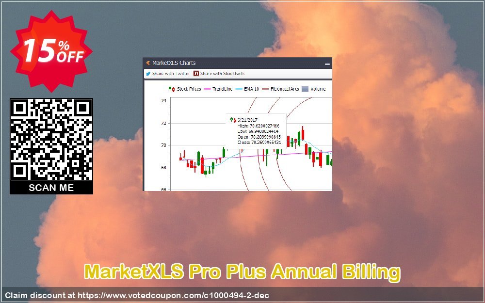 MarketXLS Pro Plus Annual Billing Coupon, discount 15% OFF MarketXLS Pro Plus Annual Billing, verified. Promotion: Super discount code of MarketXLS Pro Plus Annual Billing, tested & approved