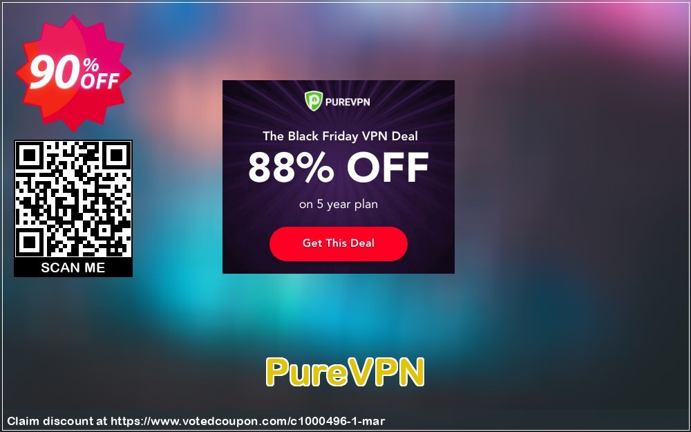 PureVPN Coupon Code May 2024, 90% OFF - VotedCoupon