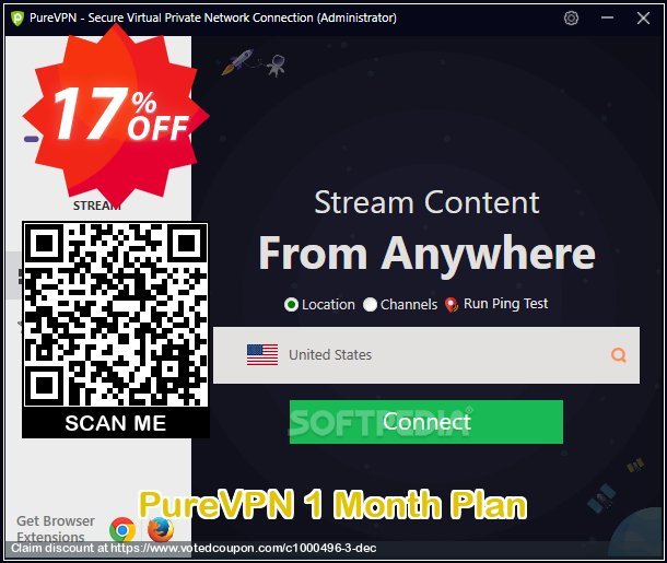 PureVPN Monthly Plan Coupon, discount 10% OFF PureVPN 1 Month Plan, verified. Promotion: Big discounts code of PureVPN 1 Month Plan, tested & approved