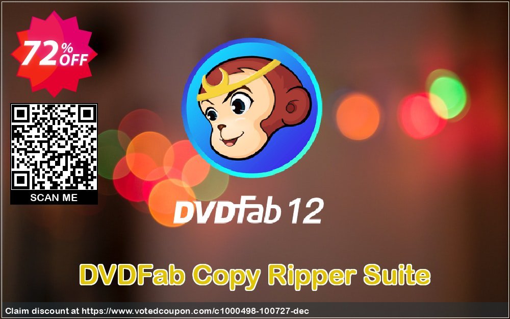 DVDFab Copy Ripper Suite Coupon, discount 50% OFF DVDFab Copy Ripper Suite, verified. Promotion: Special sales code of DVDFab Copy Ripper Suite, tested & approved