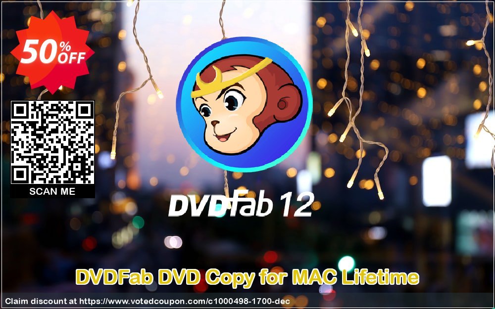 DVDFab DVD Copy for MAC Lifetime Coupon, discount 50% OFF DVDFab DVD Copy for MAC Lifetime, verified. Promotion: Special sales code of DVDFab DVD Copy for MAC Lifetime, tested & approved