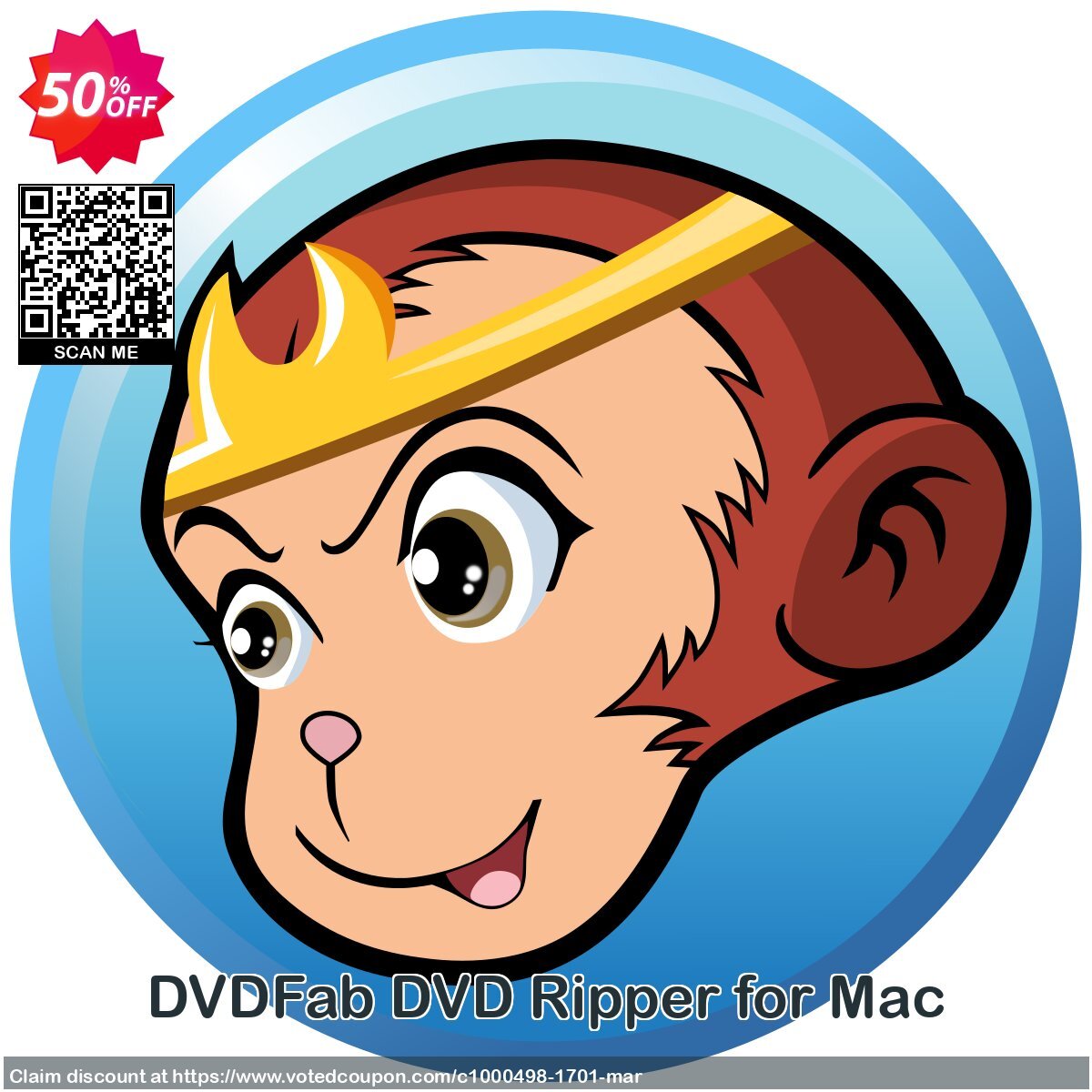 DVDFab DVD Ripper for MAC Coupon, discount 50% OFF DVDFab DVD Ripper for Mac, verified. Promotion: Special sales code of DVDFab DVD Ripper for Mac, tested & approved