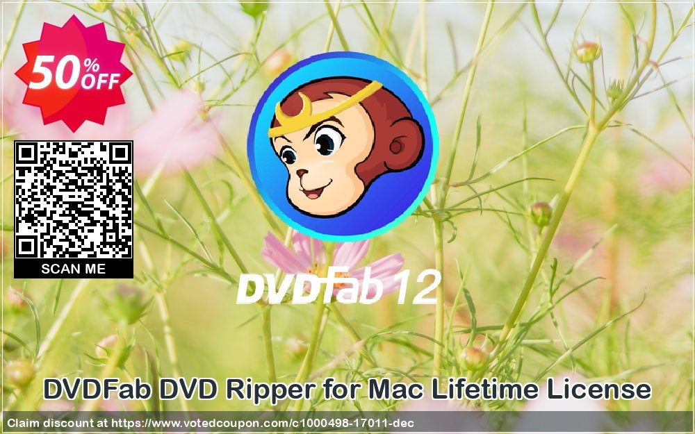 DVDFab DVD Ripper for MAC Lifetime Plan Coupon, discount 50% OFF DVDFab DVD Ripper for Mac Lifetime License, verified. Promotion: Special sales code of DVDFab DVD Ripper for Mac Lifetime License, tested & approved