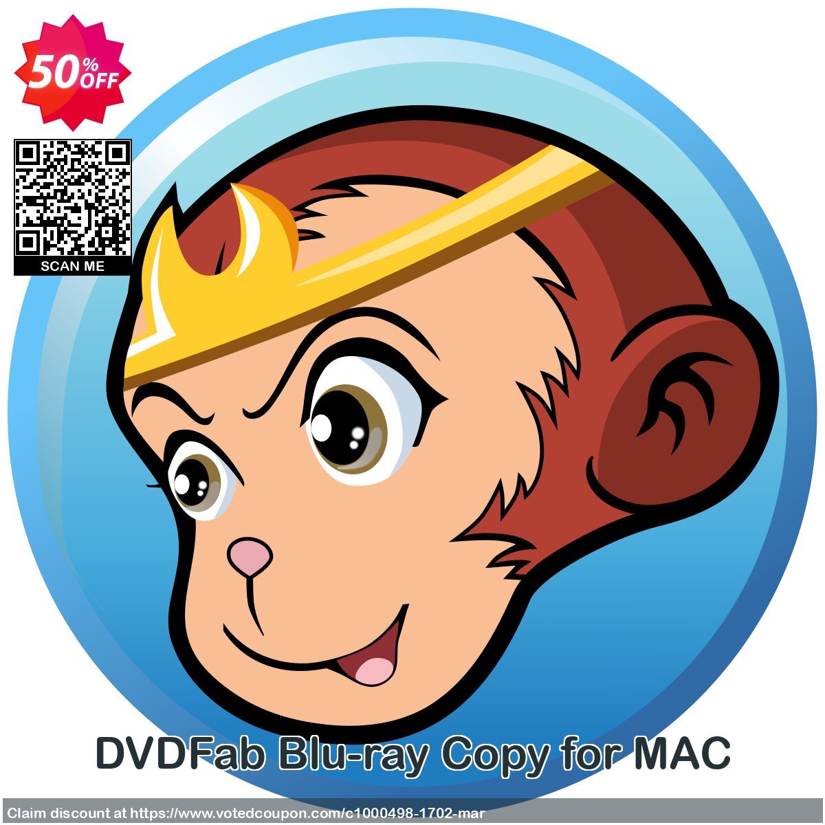 DVDFab Blu-ray Copy for MAC Coupon, discount 50% OFF DVDFab Blu-ray Copy for MAC, verified. Promotion: Special sales code of DVDFab Blu-ray Copy for MAC, tested & approved