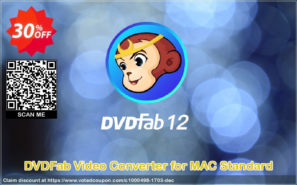 DVDFab Video Converter for MAC Standard Coupon, discount 30% OFF DVDFab Video Converter for MAC Standard, verified. Promotion: Special sales code of DVDFab Video Converter for MAC Standard, tested & approved