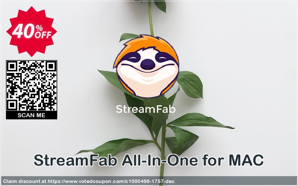 StreamFab All-In-One for MAC Coupon Code Oct 2023, 40% OFF - VotedCoupon