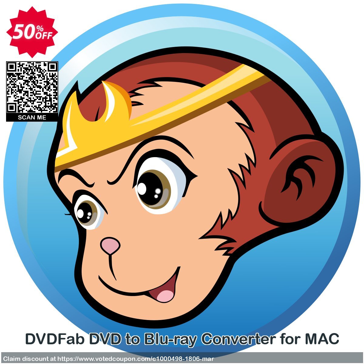 DVDFab DVD to Blu-ray Converter for MAC Coupon, discount 50% OFF DVDFab DVD to Blu-ray Converter for MAC, verified. Promotion: Special sales code of DVDFab DVD to Blu-ray Converter for MAC, tested & approved