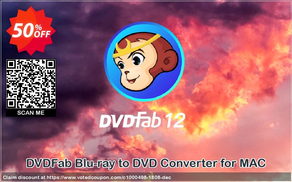 DVDFab Blu-ray to DVD Converter for MAC Coupon Code Apr 2024, 50% OFF - VotedCoupon