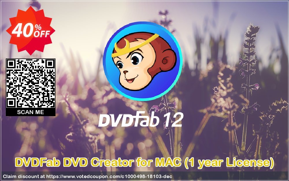 DVDFab DVD Creator for MAC, Yearly Plan  Coupon Code May 2024, 40% OFF - VotedCoupon