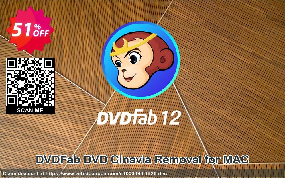 DVDFab DVD Cinavia Removal for MAC Coupon, discount 50% OFF DVDFab DVD Cinavia Removal for MAC, verified. Promotion: Special sales code of DVDFab DVD Cinavia Removal for MAC, tested & approved