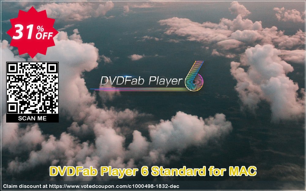 DVDFab Player 6 Standard for MAC Coupon, discount 30% OFF DVDFab Player 6 Standard for MAC, verified. Promotion: Special sales code of DVDFab Player 6 Standard for MAC, tested & approved