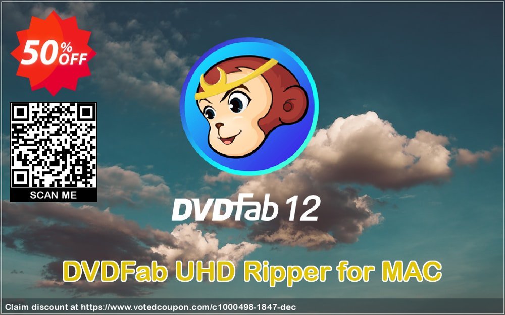 DVDFab UHD Ripper for MAC Coupon, discount 50% OFF DVDFab UHD Ripper for MAC, verified. Promotion: Special sales code of DVDFab UHD Ripper for MAC, tested & approved