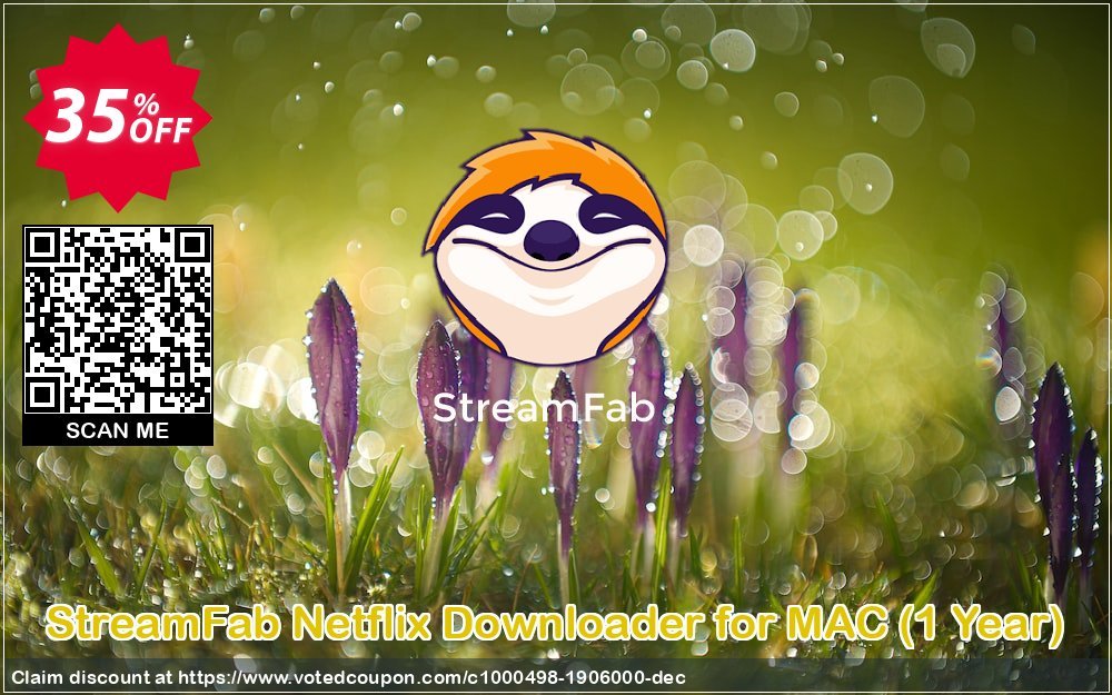 StreamFab Netflix Downloader for MAC, Yearly  Coupon, discount 35% OFF DVDFab Netflix Downloader for MAC 1 Year, verified. Promotion: Special sales code of DVDFab Netflix Downloader for MAC 1 Year, tested & approved