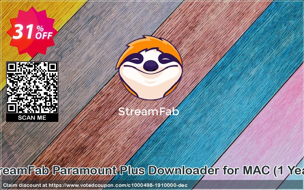 StreamFab Paramount Plus Downloader for MAC, Yearly  Coupon, discount 31% OFF StreamFab FANZA Downloader for MAC, verified. Promotion: Special sales code of StreamFab FANZA Downloader for MAC, tested & approved