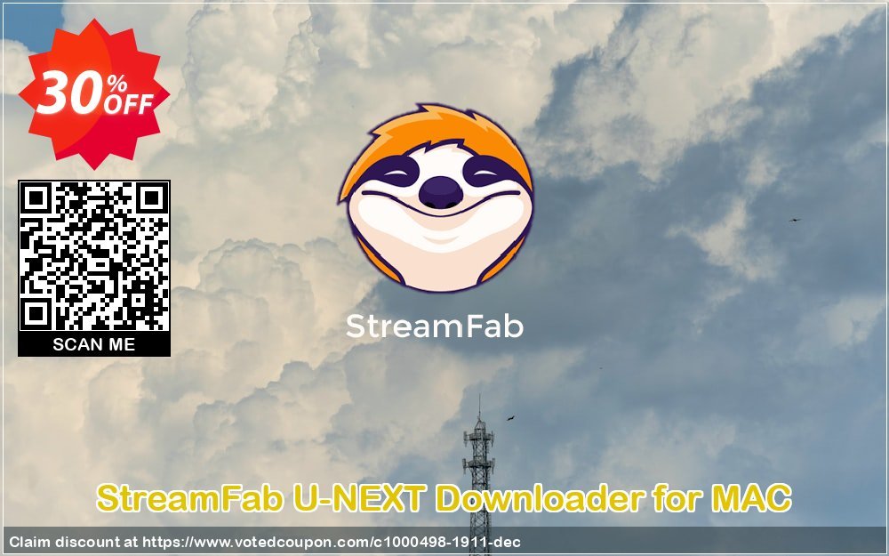 StreamFab U-NEXT Downloader for MAC Coupon, discount 30% OFF StreamFab U-NEXT Downloader for MAC, verified. Promotion: Special sales code of StreamFab U-NEXT Downloader for MAC, tested & approved