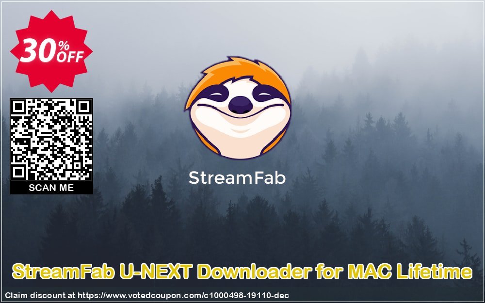 StreamFab U-NEXT Downloader for MAC Lifetime Coupon, discount 30% OFF StreamFab U-NEXT Downloader for MAC Lifetime, verified. Promotion: Special sales code of StreamFab U-NEXT Downloader for MAC Lifetime, tested & approved