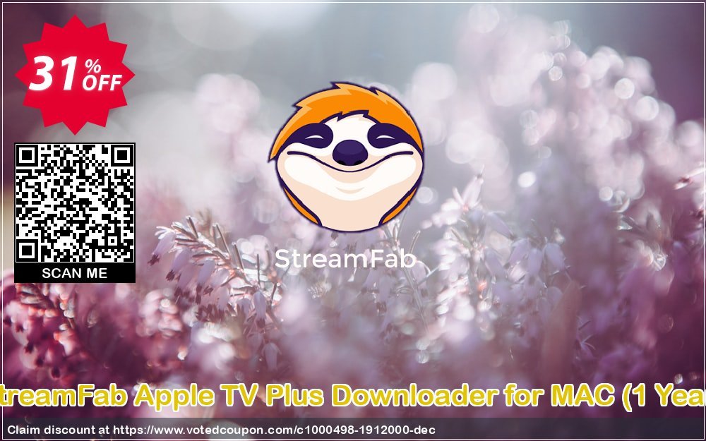 StreamFab Apple TV Plus Downloader for MAC, Yearly  Coupon, discount 30% OFF StreamFab Apple TV Plus Downloader for MAC (1 Year), verified. Promotion: Special sales code of StreamFab Apple TV Plus Downloader for MAC (1 Year), tested & approved