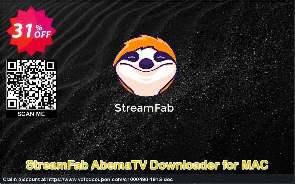 StreamFab AbemaTV Downloader for MAC Coupon Code Oct 2023, 31% OFF - VotedCoupon