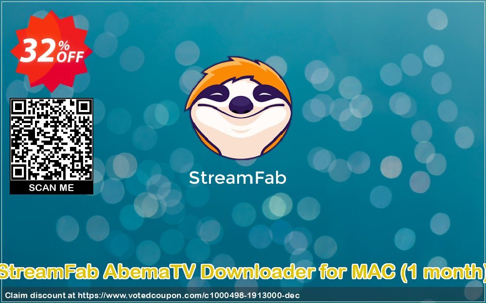 StreamFab AbemaTV Downloader for MAC, Monthly  Coupon Code Dec 2023, 32% OFF - VotedCoupon