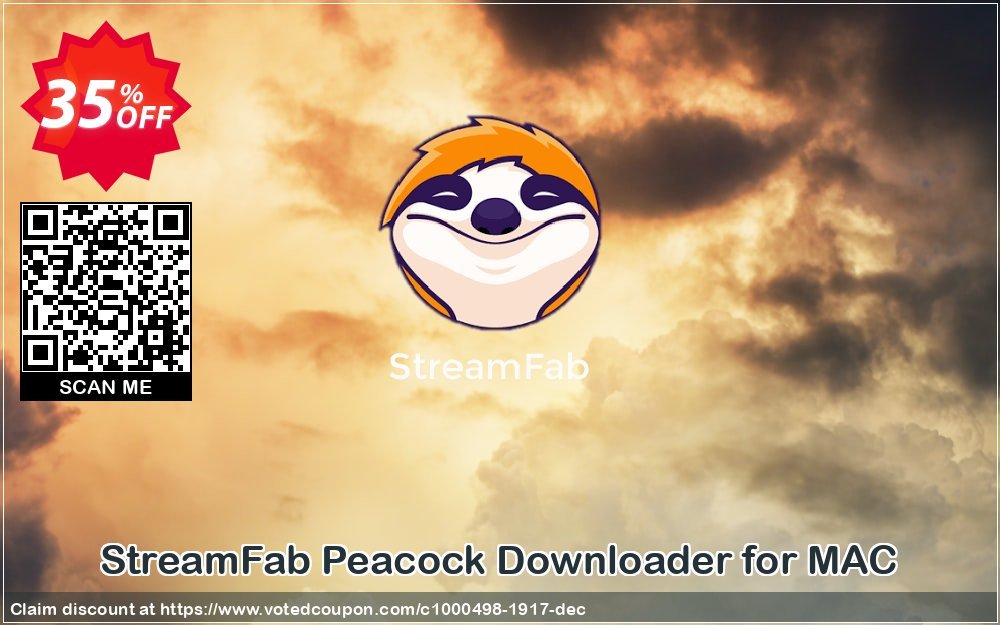 StreamFab Peacock Downloader for MAC Coupon Code Jun 2024, 35% OFF - VotedCoupon
