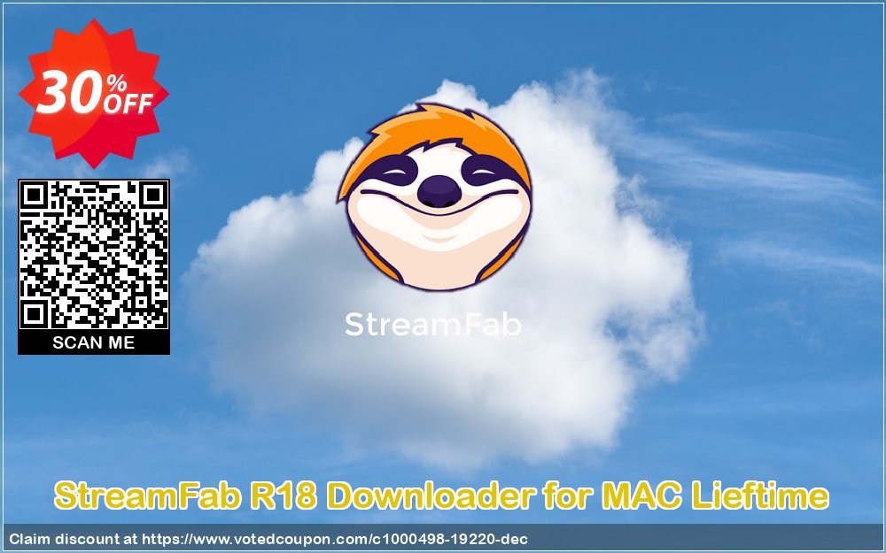 StreamFab R18 Downloader for MAC Lieftime Coupon, discount 30% OFF StreamFab R18 Downloader for MAC Lieftime, verified. Promotion: Special sales code of StreamFab R18 Downloader for MAC Lieftime, tested & approved