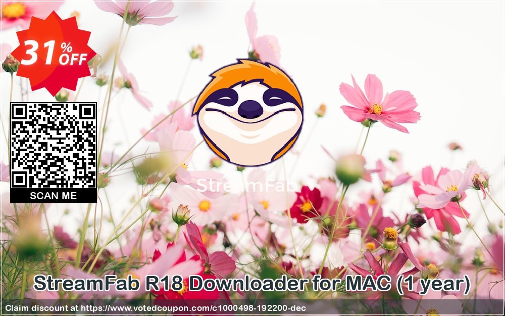 StreamFab R18 Downloader for MAC, Yearly  Coupon Code Dec 2023, 31% OFF - VotedCoupon