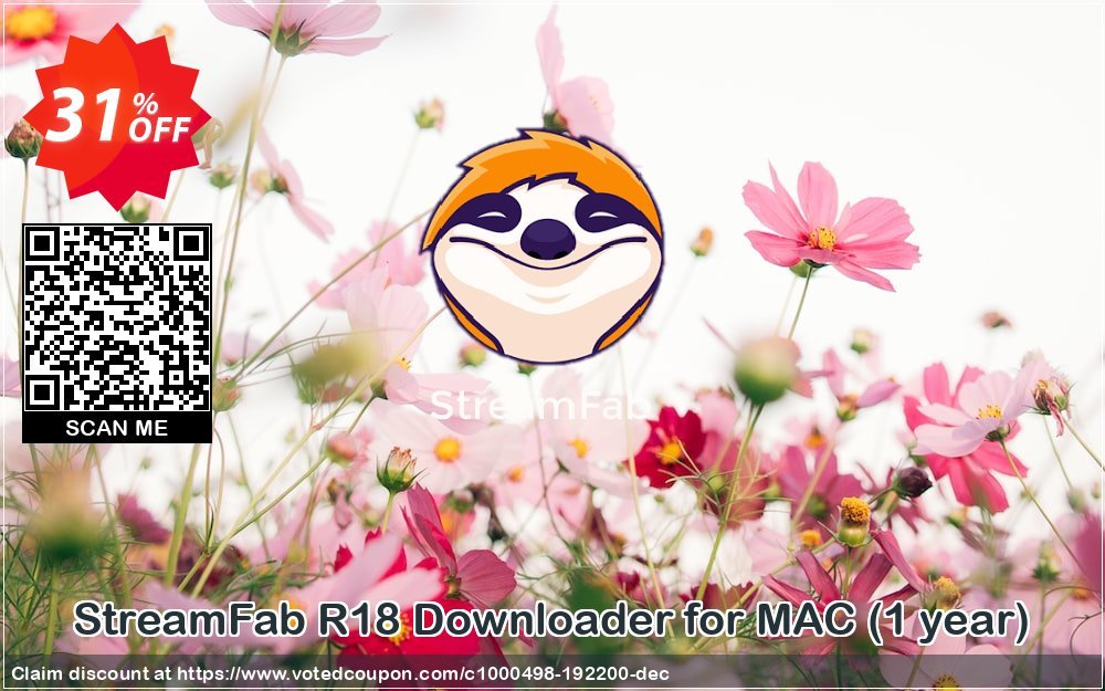 StreamFab R18 Downloader for MAC, Yearly  Coupon Code Jun 2024, 31% OFF - VotedCoupon