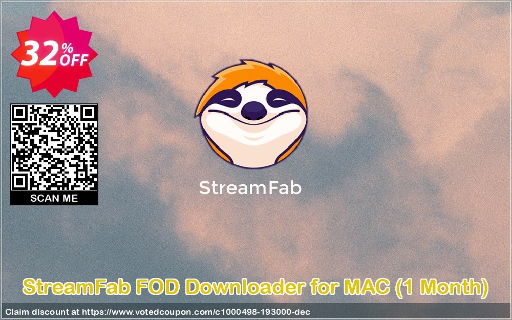 StreamFab FOD Downloader for MAC, Monthly  Coupon Code Apr 2024, 32% OFF - VotedCoupon