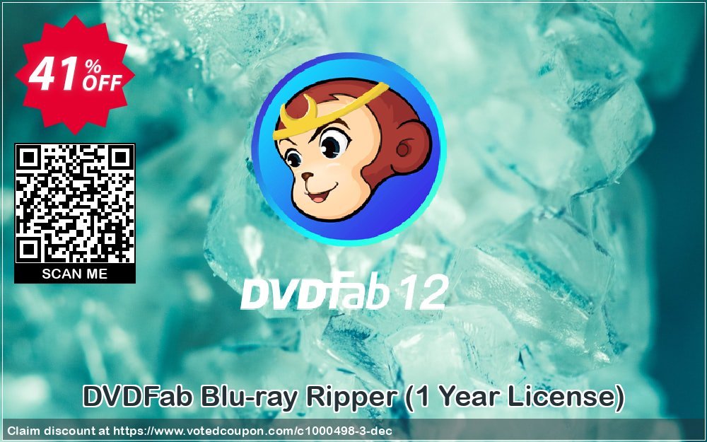 DVDFab Blu-ray Ripper, Yearly Plan  Coupon, discount 50% OFF DVDFab Blu-ray Ripper (1 Year License), verified. Promotion: Special sales code of DVDFab Blu-ray Ripper (1 Year License), tested & approved