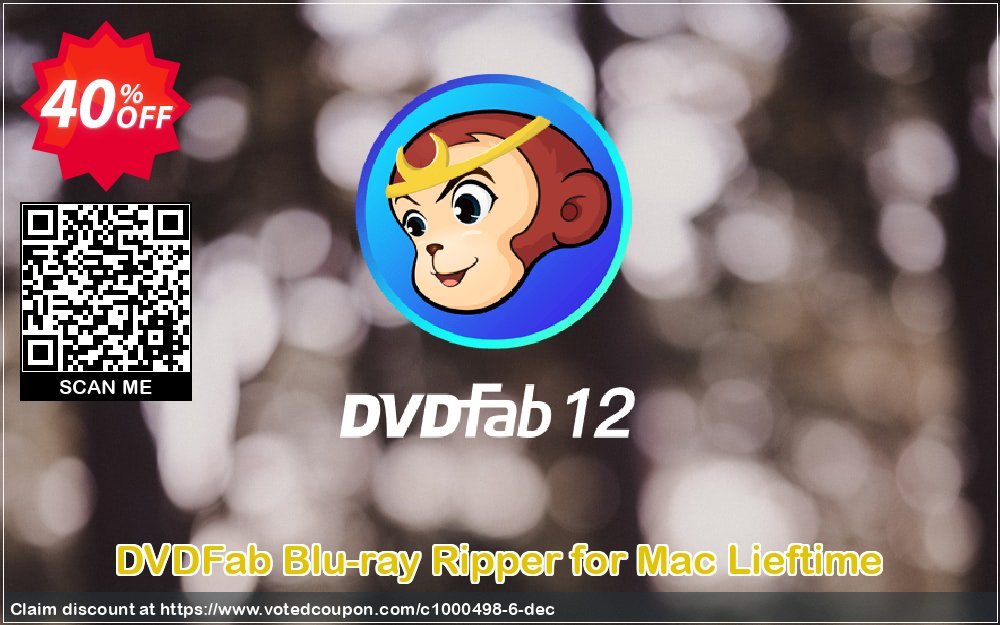 DVDFab Blu-ray Ripper for MAC Lieftime Coupon Code Apr 2024, 40% OFF - VotedCoupon